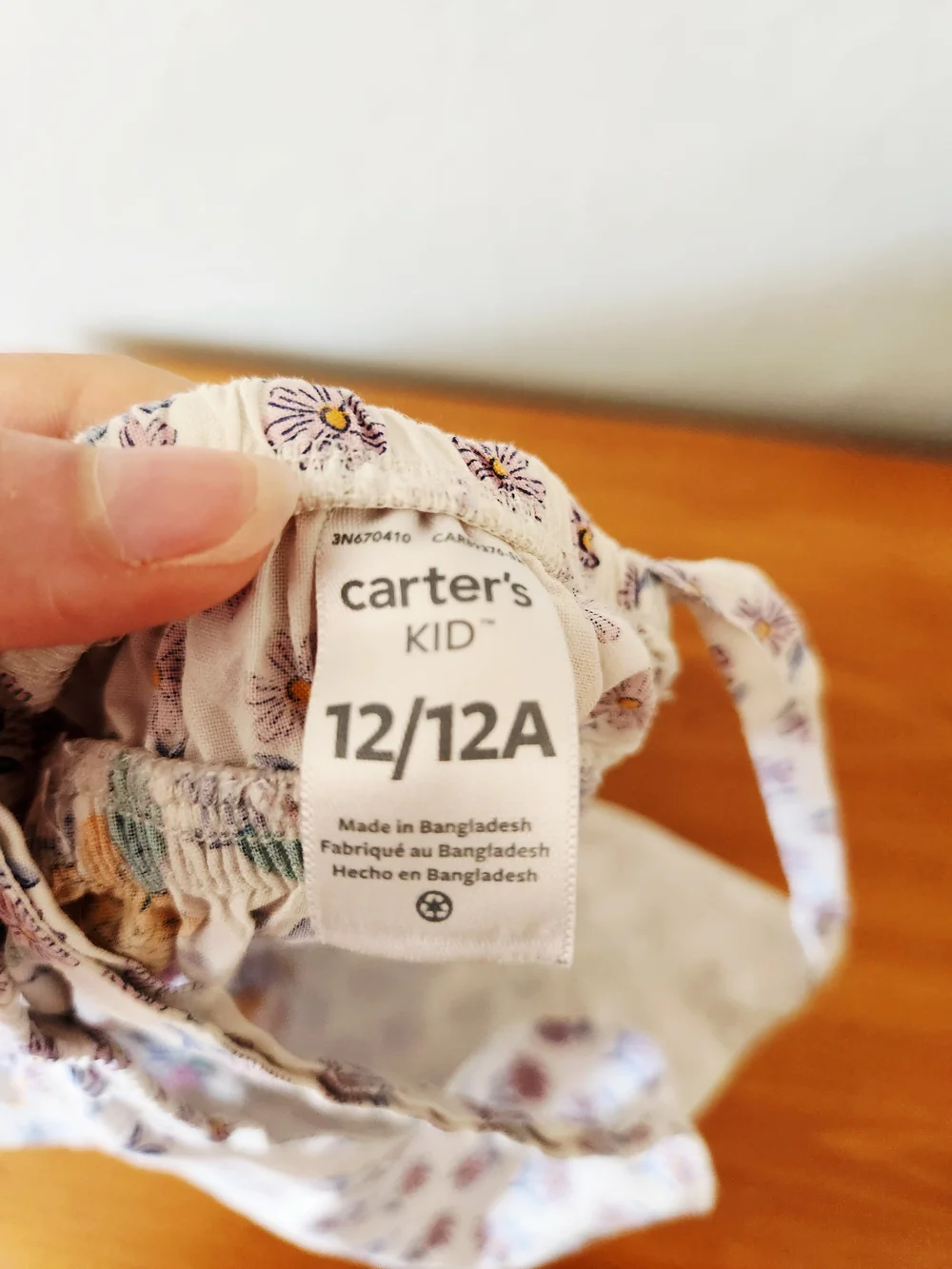 Carters lightweight white